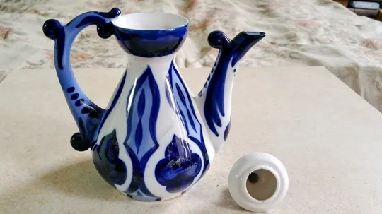 Чайник заварювальний стара радянська порцеляна Кисловодськ Вживане 0,5л З аукціону