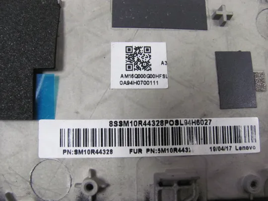 600-6  Кришка панель палмрест AM16Q000G00 SM10R44327  для Lenovo ThinkPad T480S оригінал Характеристики