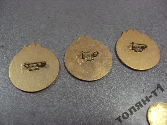 знак родной школе 20 лет сш №6 1954-1974 лот 3 шт №10671 Де купити