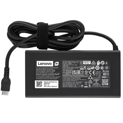 фото, Оригінальний Блок живлення для ноутбука LENOVO TYPE-C 140W, Black, RECTANGULAR