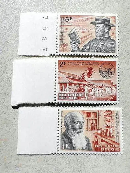 фото, Серія поштових марок Королівство Бельгія 1964 рік **