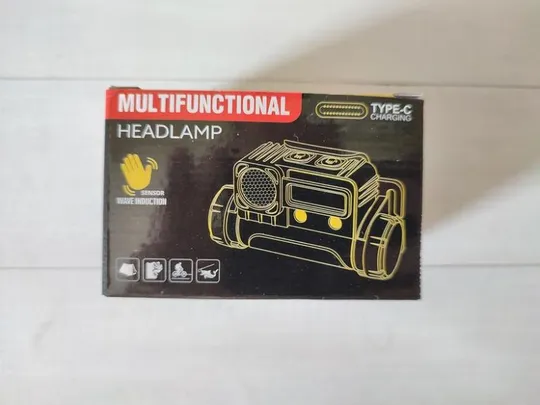 Фонарь налобный bl 123 с датчиком движения и красным светом Інтернет-аукціон