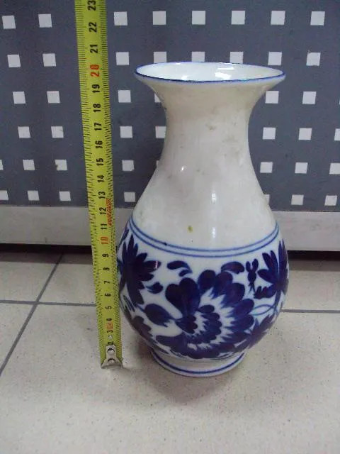 Купити Ваза вазочка фарфор узор цветы роспись высота 20 см №10743