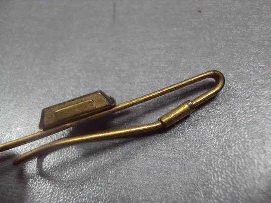 Зажим для галстука минерал ссср позолота №10106 Де купити