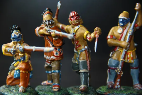 Купити индейцы гуроны 55-60мм (Armies in Plastic)