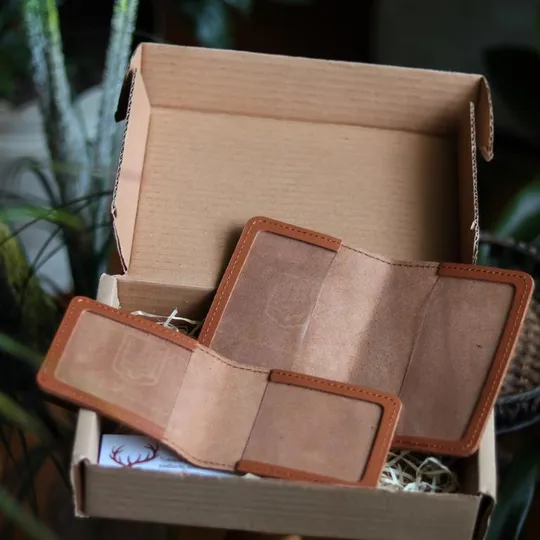 Купити Подарунковий набір"Посвідчення УБД+Військовий квиток",коричневі з позолотою.