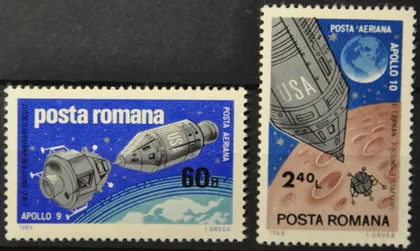 фото, Румыния Космос Аполло-9-10 1969
