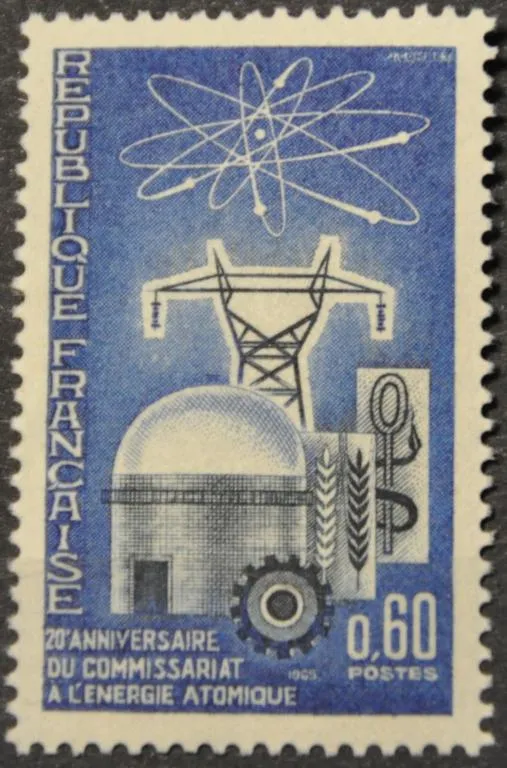 Франция  Атом ЛЭП 1965 Ціна
