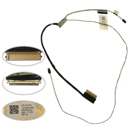 фото, Шлейф матриці для ноутбука HP (15-CB), 30pin touch (DDG75ALC411)