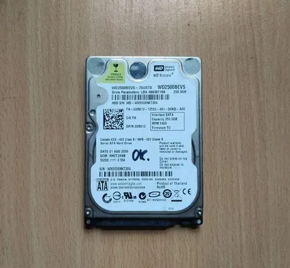 фото, Жорсткий диск WD 250GB 2.5 SATA