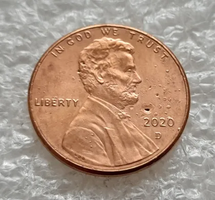 фото, (8204 ря) 1 цент 2020 D США