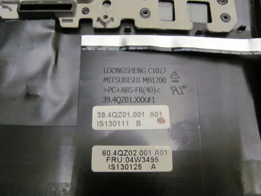 537-3 Кришка панель палмрест тачпад 60.4QZ02.001 04W3495 для LENOVO T430s T430Si оригінал З аукціону