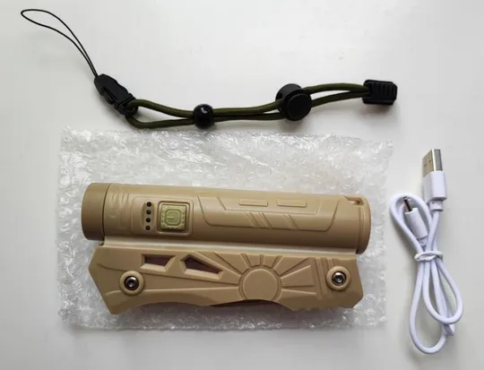 Мультитул з ліхтарем power bank x-balog bl-lf-800 usb Де купити