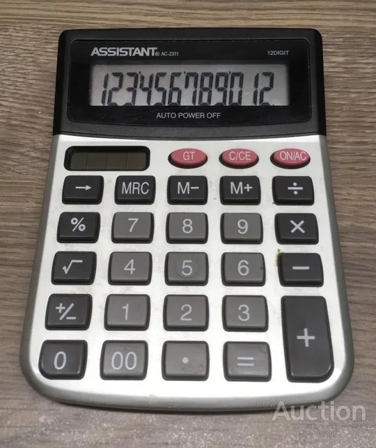 Калькулятор 12-разрядный на солнечной батарее Assistant AC-2311 Ціна