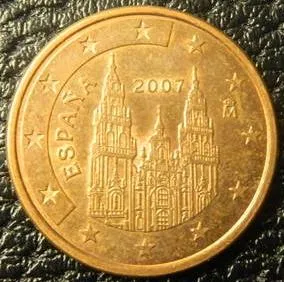 фото, 5 євроцентів 2007 Іспанія