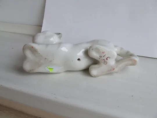 Фарфор тигр африканські звірі. раз.16х6 см. 1970 р. ссср. поллоне. Інтернет-аукціон