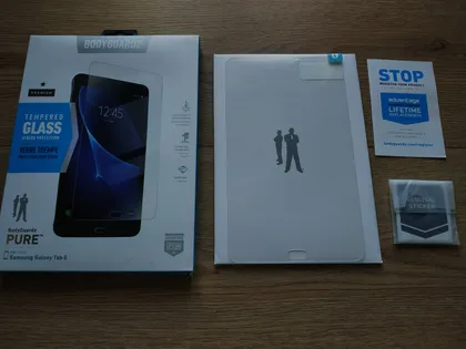 фото, Захисне скло BodyGuardz на планшет Samsung Galaxy Tab E 8.0 T377 T375 защитное стекло 8 дюймів