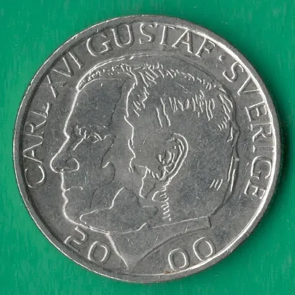 фото, 1 крона 2000 року Швеція [КВ]
