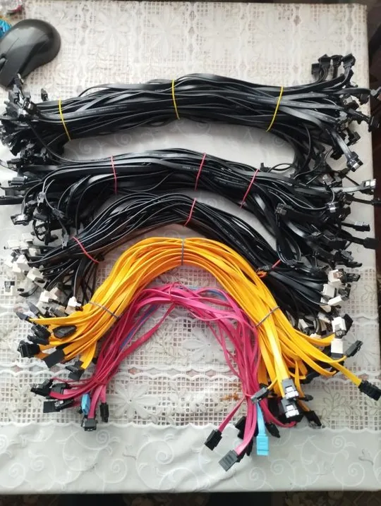 Кабеля Sata 3 6gb/s 50 см шлейф для подключения к диску hdd ssd дисководу Де купити