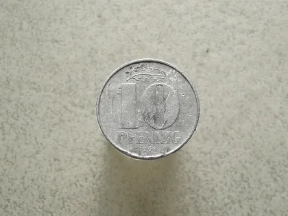 фото, 10 пфенігів 1968 рік Німецька Демократична Республіка (18а)