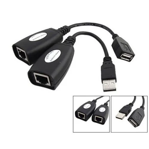 USB 1.1 удлинитель по RJ45 витой паре до 50м, UTP Ціна