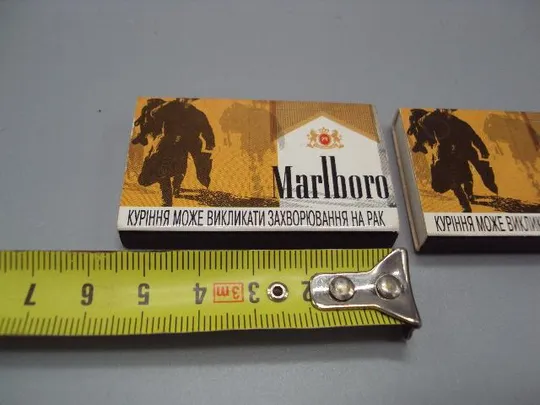 Спички Marlboro размер 3,8 х 5,4 см лот 2 шт №14571 З аукціону