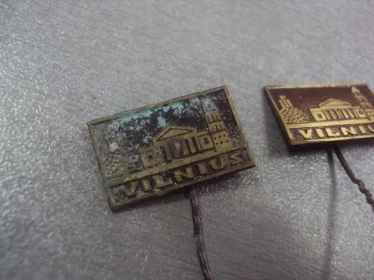 знак вильнюс литва тяжелый лот 6 шт №2654 Продаж