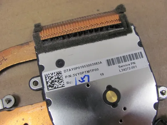 827-37 термотрубка охолодження  3VY0PTMTP00 L34272-001  для HP EliteBook x360 1030 G3 оригінал Інтернет-аукціон