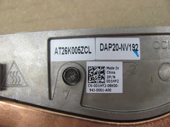номер0859-9 термотрубка охолодження AT26K005ZCL 0D1HY2 для  Dell Precision 17 7730 M7730 оригінал Де купити