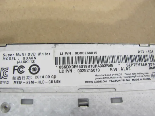 420-10 CD/DVD привід  AP0TG000700 для  Lenovo G50-30 G50-45 G50-70 G50-80 z50-70 оригінал Інтернет-аукціон