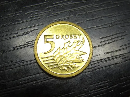 5 грошей 2015 Польща Ціна