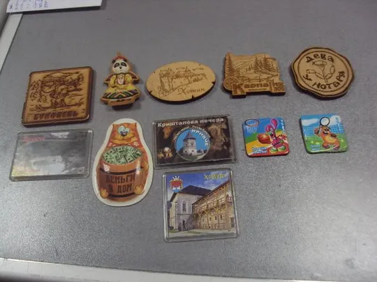 магнитики магниты на холодильник хотин карпаты детские лот 10 шт №11033 Ціна