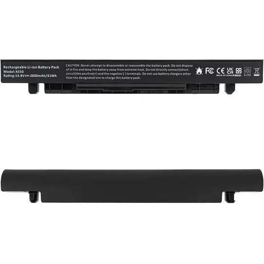 Батарея для ноутбука ASUS A41-X550A (X450, X550 series) 14.4V 2800mAh Black (Сумісна з A41-X550A 15V 2950mAh) (LG/ Samsung/ Sanyo) Ціна