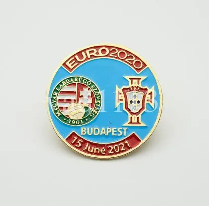 фото, футбол значок - ЕВРО 2020  Венгрия - Португалия