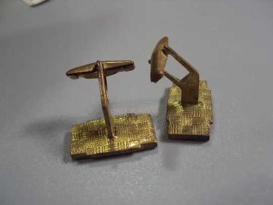 бижутерия запонки прямоугольные аист журавль лелека №10821 Продаж