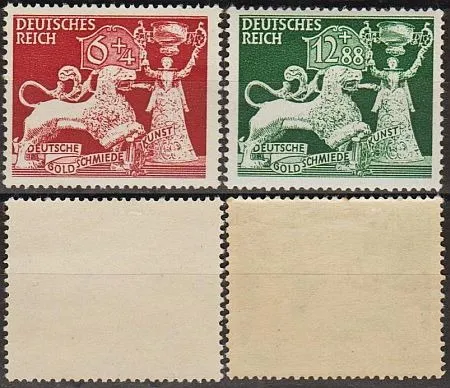 1942 - Рейх - Ювелірне мистецтво Mi.816-17 **/* Ціна