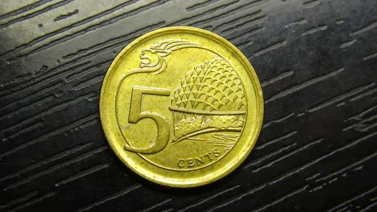 5 центів 2013 Сінгапур Ціна