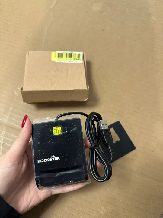 Пристрій для читання смарт-карт Rocketek USB (9) Продаж