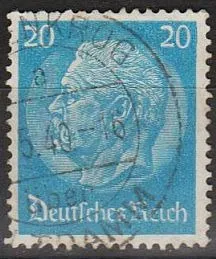 1934 - Рейх - Стандарт - Гинденбург 20 Mi.521 Ціна