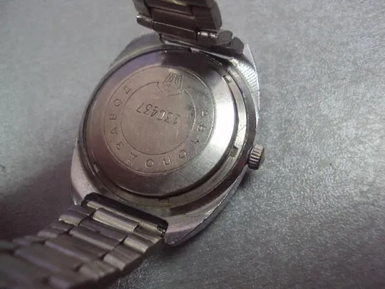 часы наручные с браслетом мужские Полет 23 камня автоподзавод ссср на ходу №3059 Продаж