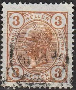 1905 - Австрія - Стандарт 3 Mi.121  _гаш Ціна