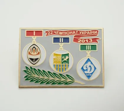 фото, футбол - Призеры чемпионата Украины 2013 года - Шахтер, Металлист, Динамо Киев