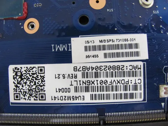 513-18 материнська плата 6050A2560501  731066-001 SR1ED   i5-4300U  для HP Elitebook 820 G1  оригінал На торгах