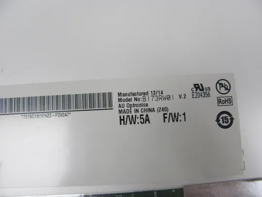 МР10-1  матриця B173RW01 V.2 17.3&quot;  WXGA++ LVDS 40 pin TN a-Si TFT-LCD , LCM 1600*900 Де купити