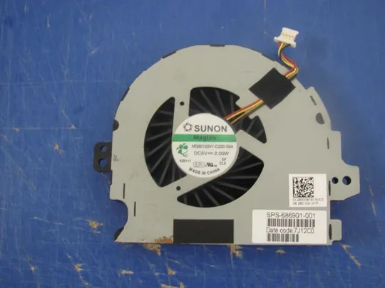 номер0115-45 кулер, FAN DC28000BFS0 686901-001 для HP ENVY M6 M6-1000 M6-1100, M6-1200 оригінал Ціна