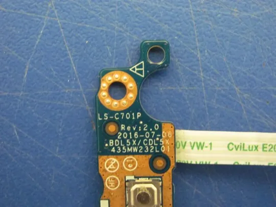 №117-12 Плата з кнопкою включення LS-C701P NBX00020N00 для HP 250 G5 оригінал Де купити