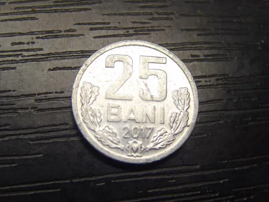25 бані 2017 Молдова Ціна