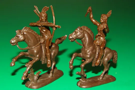 індіанське поселення табір СІУ №1209  индейцы ATLANTIC 60мм ПОВНИЙ НАБІР 5 !! Де купити