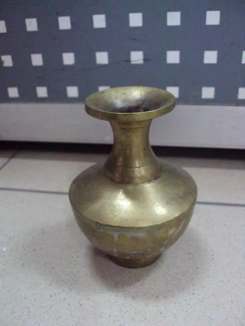 Купити Вазочка миниатюра ваза латунь высота 10,2 см, диаметр 4,6 см №11463