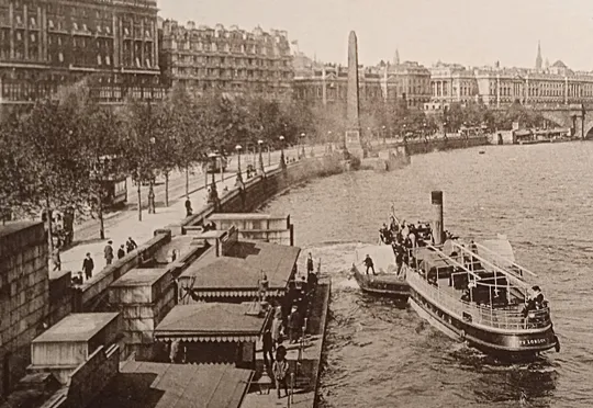 Купити Поштова картка Набережна Темзи, Лондон, Англія поч. ХХ ст. uS15